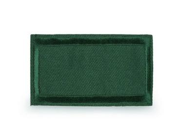 Aufbügler Rechteck  Tannengrün  5,5 x 8,5 cm